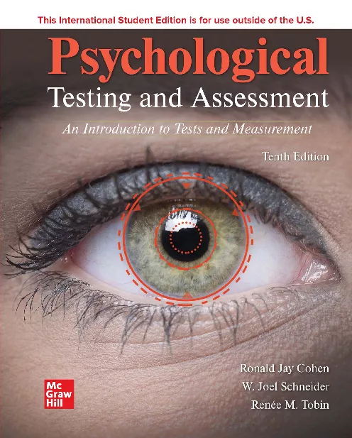 PSYCHOLOGICAL TESTING AND ASSESSMENT 10E