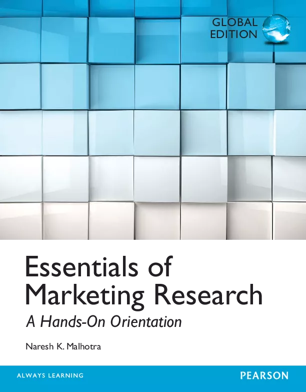 Essentials of Marketing Research A Hands-on Orientation, Global Edition (International eBook)