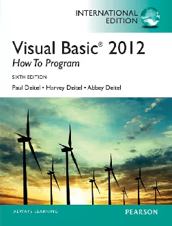 Visual Basic 2012 How to Program, International Edition (6th Edition)