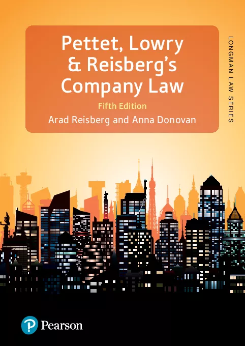 Pettet & Lowry's Company Law (5th edition)
