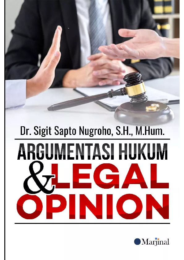Argumentasi Hukum & Legal Opinion