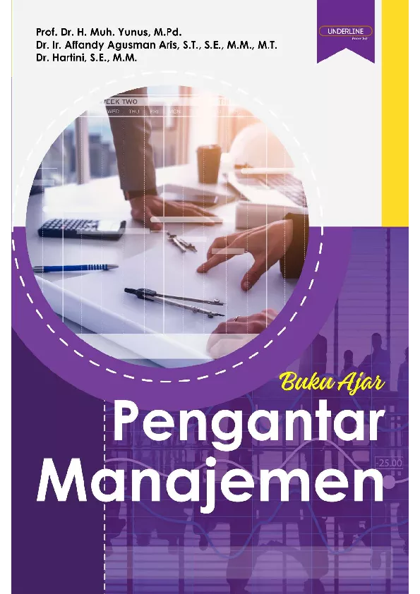 Buku Ajar PENGANTAR MANAJEMEN
