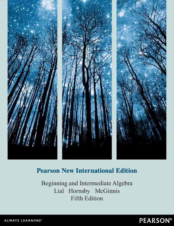 Beginning and Intermediate Algebra, Pearson New International Edition (5th edition)