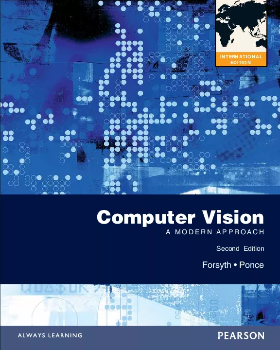 Computer Vision, International Edition (2nd Edition)