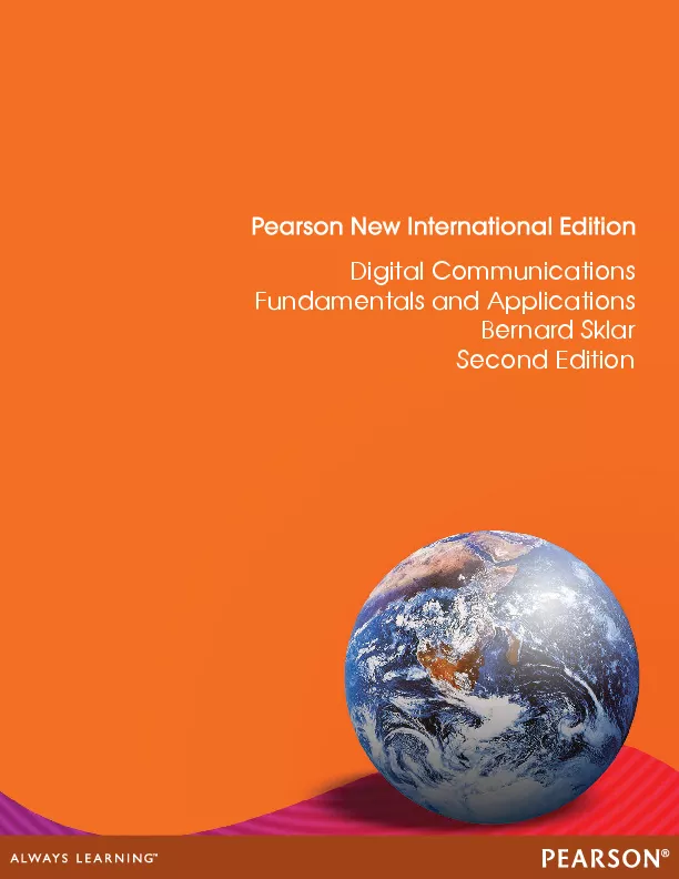 Digital Communications: Pearson New International Edition (2nd Edition)