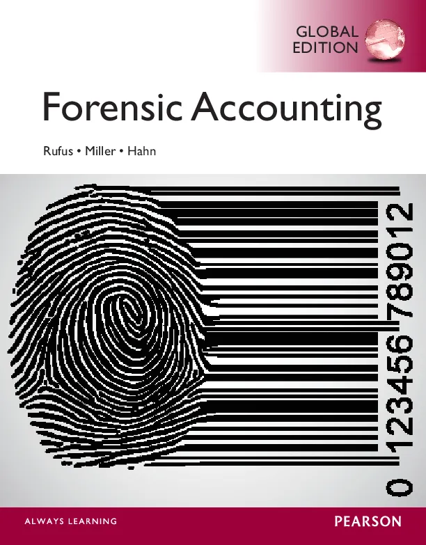 Forensic Accounting, Global Edition (International eBook)