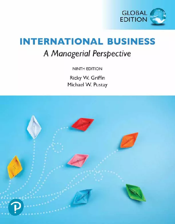 International Business: A Managerial Perspective, Global Edition (9th Edition)