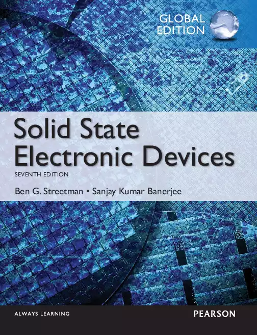 Solid State Electronic Devices, Global Edition (7th edition)