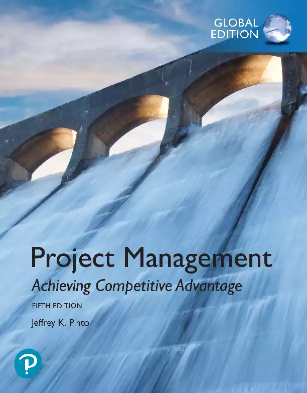 Project Management: Achieving Competitive Advantage, Global Edition (5th Edition)