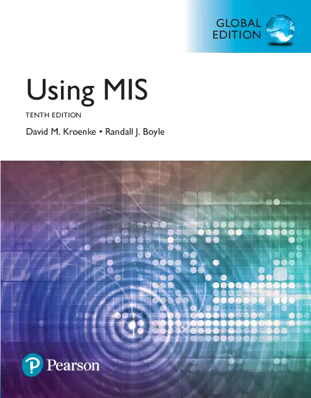 Using MIS, Global Edition (10th Edition)