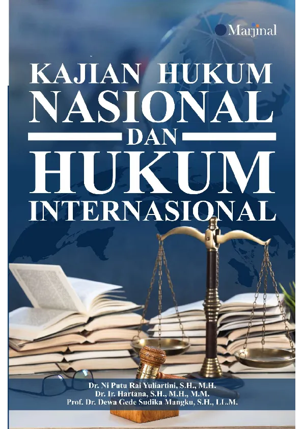 KAJIAN HUKUM NASIONAL DAN HUKUM INTERNASIONAL