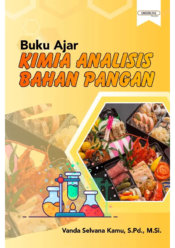 Buku Ajar KIMIA ANALISIS BAHAN PANGAN