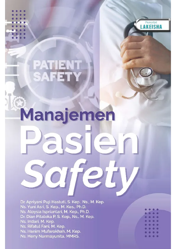MANAJEMEN PASIEN SAFETY