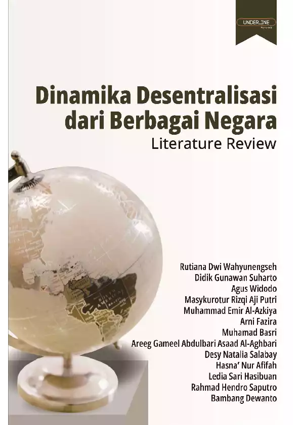 DINAMIKA DESENTRALISASI DARI BERBAGAI NEGARA Literature Review