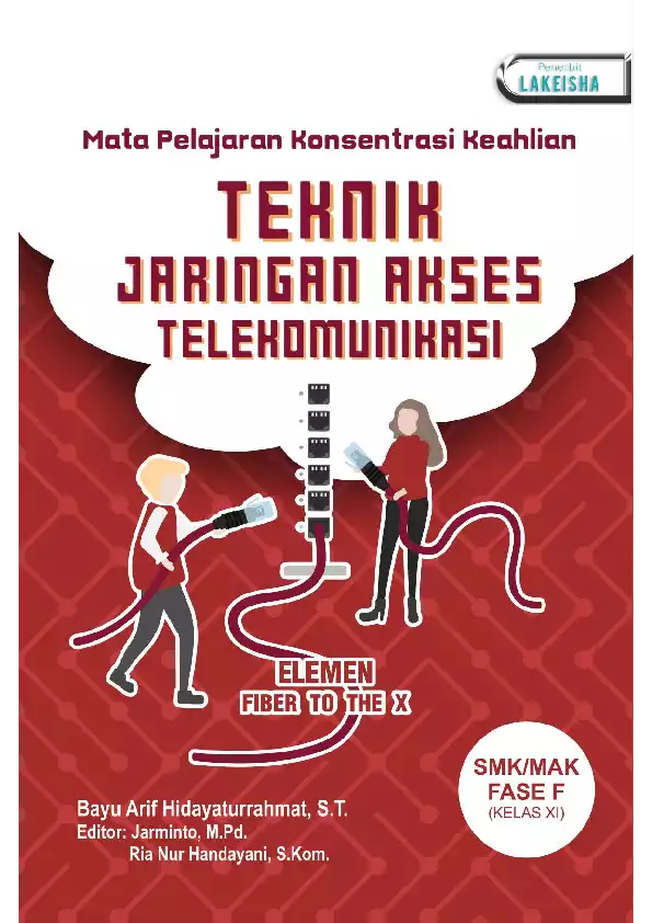 MATA PELAJARAN KONSENTRASI KEAHLIAN TEKNIK JARINGAN AKSES TELEKOMUNIKASI Elemen Fiber to The X Fase F Kelas XI