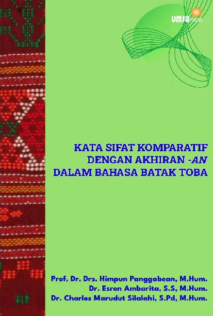 Kata Sifat Komparatif dengan Akhiran -an dalam Bahasa Batak Toba