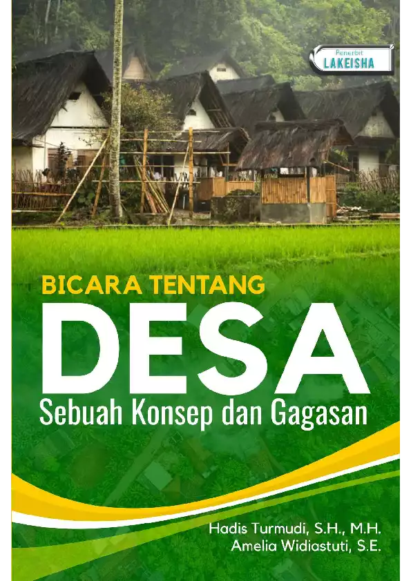 BICARA TENTANG DESA Sebuah Konsep dan Gagasan
