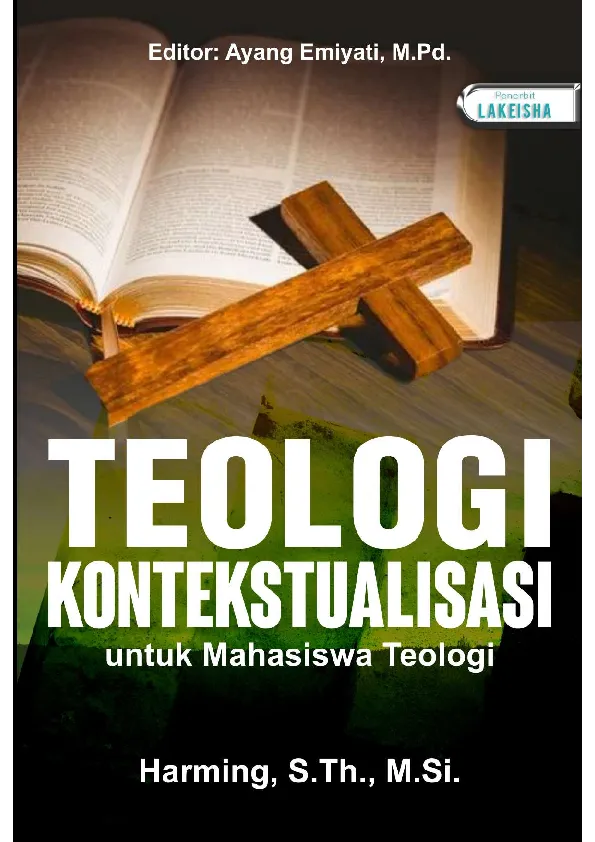TEOLOGI KONTEKSTUALISASI untuk Mahasiswa Teologi