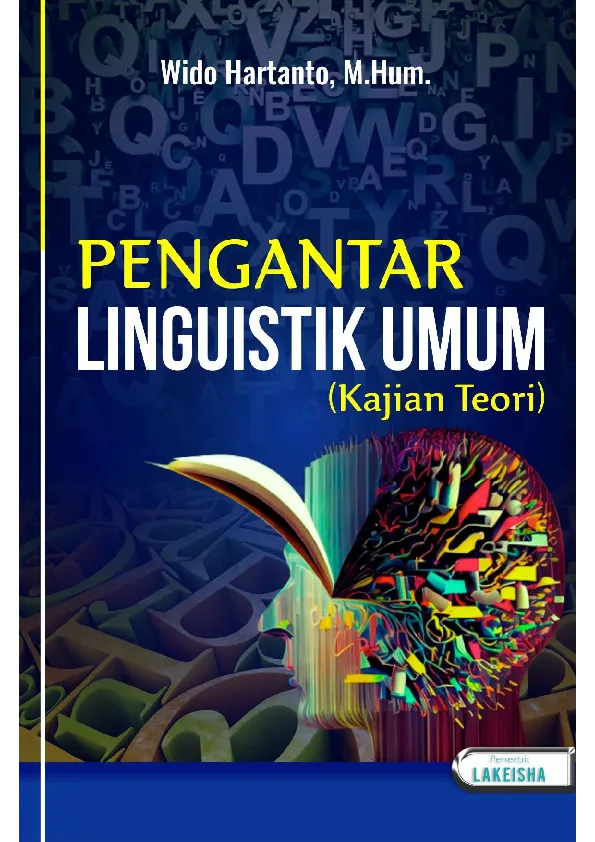 PENGANTAR LINGUISTIK UMUM Kajian Teori