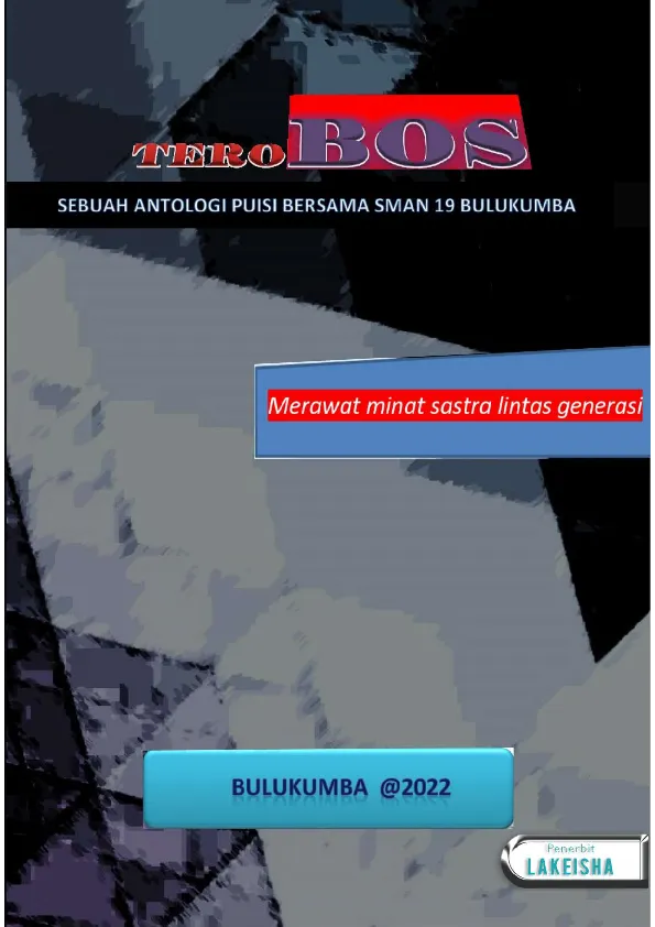 TEROBOS Sebuah Antologi Puisi Bersama SMAN 19 Bulukumba
