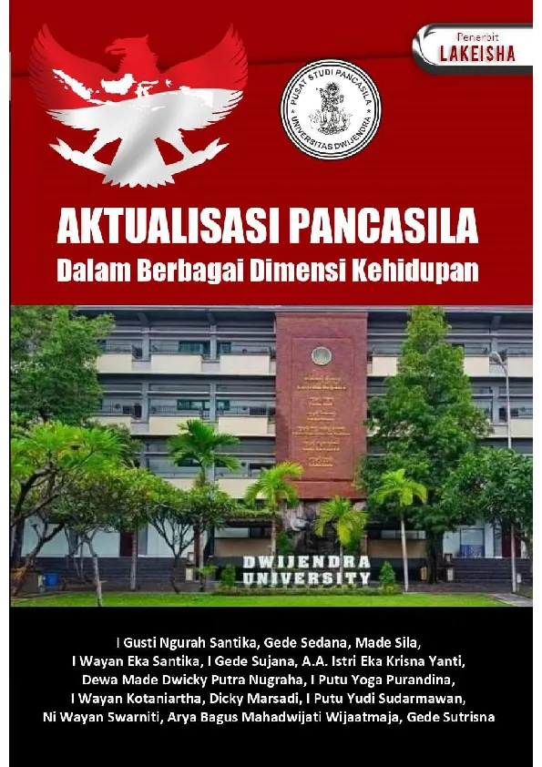 AKTUALISASI PANCASILA Dalam Berbagai Dimensi Kehidupan