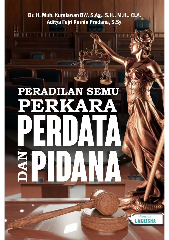 Buku Ajar PERADILAN SEMU PERKARA PERDATA DAN PIDANA