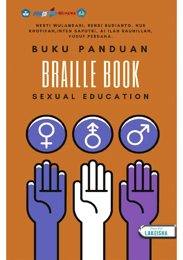 BUKU PANDUAN BRAILLE BOOK SEXUAL EDUCATION