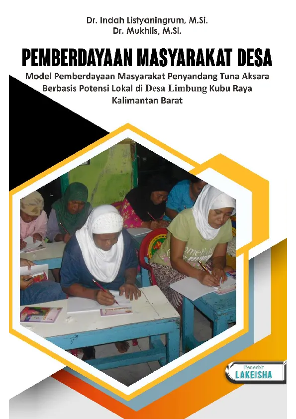 PEMBERDAYAAN MASYARAKAT DESA Pemberdayaan Masyarakat Penyandang Tuna Aksara Berbasis Potensi Lokal di Desa Limbung Kubu Raya Kalimantan Barat