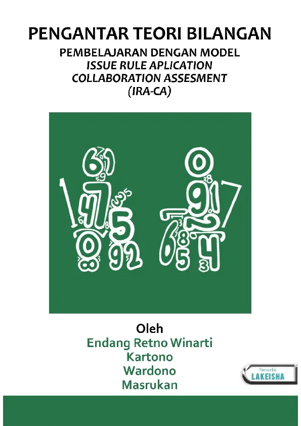 PENGANTAR TEORI BILANGAN PEMBELAJARAN DENGAN MODEL IRA-CA (ISSUE RULE APPLICATION COLLABORATIVE ASSESSMENT)