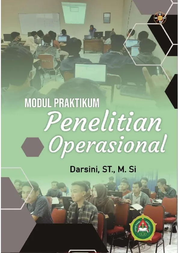 MODUL PRAKTIKUM PENELITIAN OPERASIONAL