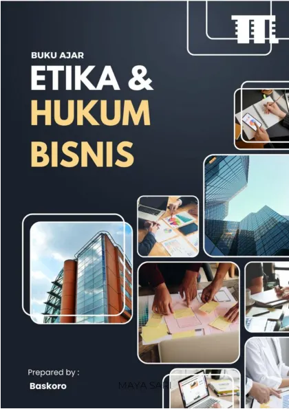 Buku Ajar, Etika dan Hukum Bisnis