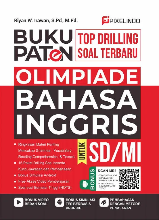 Buku Paten Top Drilling Soal Terbaru Olimpiade Bahasa Inggris SD/MI