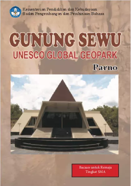 GUNUNG SEWUUNESCO GLOBAL GEOPARK