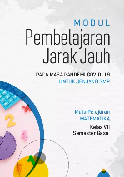 Modul PJJ Matematika Kelas 7 2020