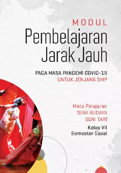 Modul PJJ Seni Budaya-Seni Tari Kelas 7 2020