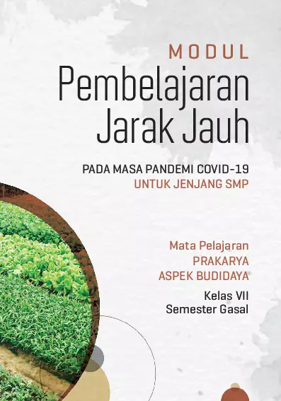 Modul PJJ Prakarya Budidaya Kelas 7 2020