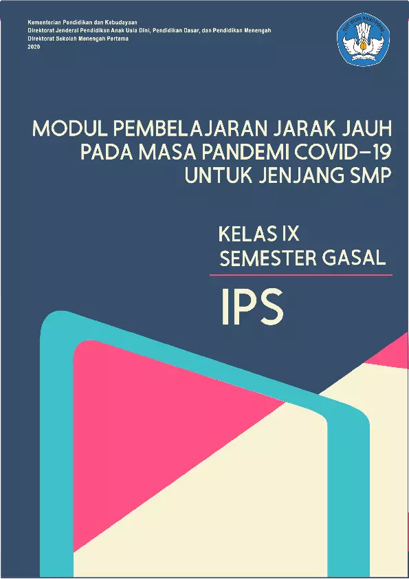 Modul PJJ IPS Kelas 9 2020