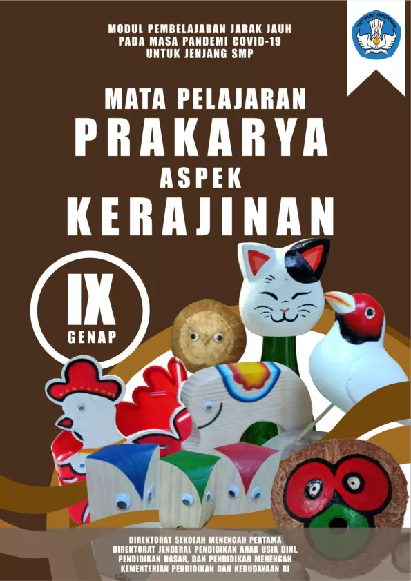 Modul PJJ Prakarya Aspek Kerajinan Kelas 9 Semester 2
