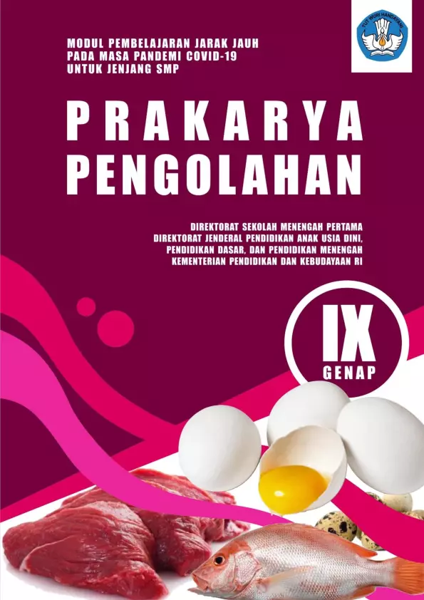 Modul PJJ Prakarya Aspek Pengolahan Kelas 9 Semester 2