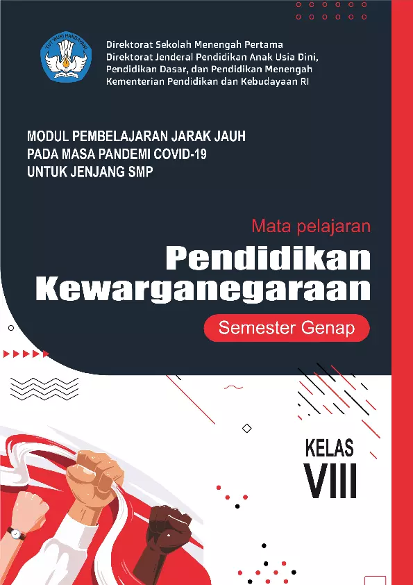 Modul PJJ PPKn Kelas 8 2020 Semester 2