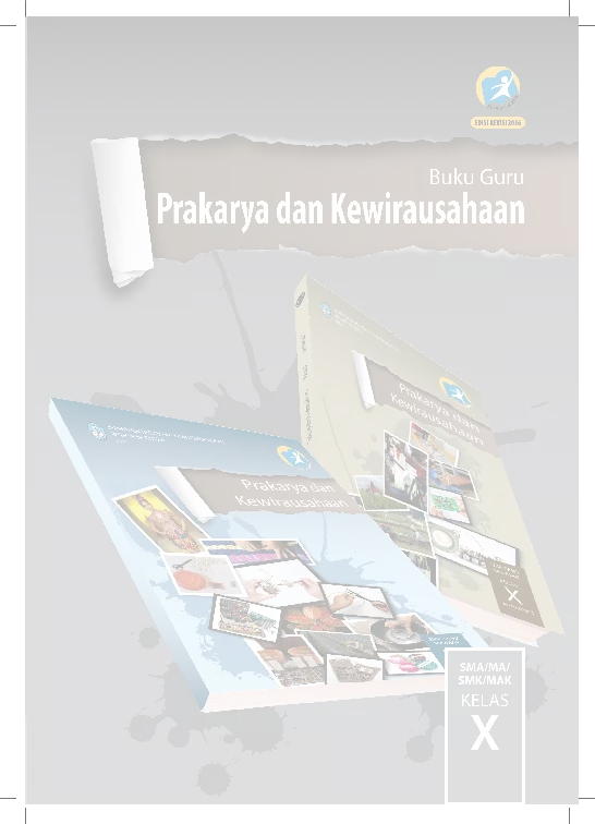 Buku Guru  Prakarya Dan Kewirausahaan SMA Kelas X