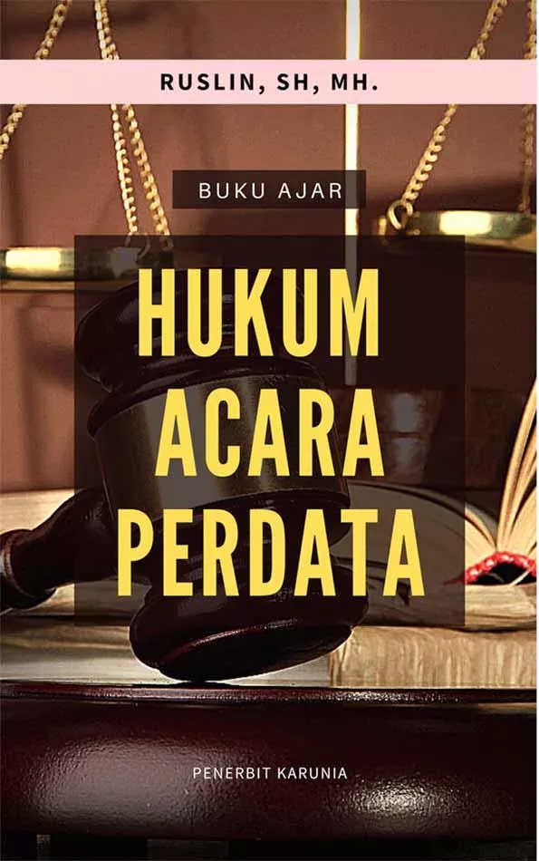 Buku ajar hukum acara perdata
