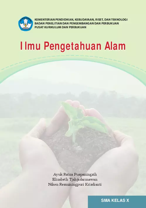 Buku Siswa Ilmu Pengetahuan Alam Kelas 10 SMA