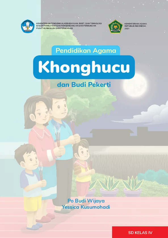 Buku Siswa Pendidikan Agama Khonghucu dan Budi Pekerti Kelas 4 SD