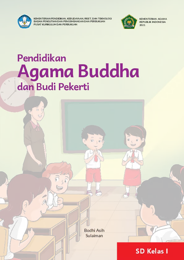 Buku Siswa Pendidikan Agama Buddha dan Budi Pekerti Kelas 1 SD