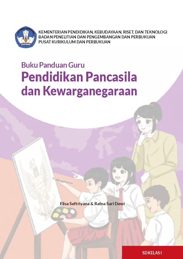 Buku Guru Pendidikan Pancasila dan Kewarganegaraan Kelas 1 SD