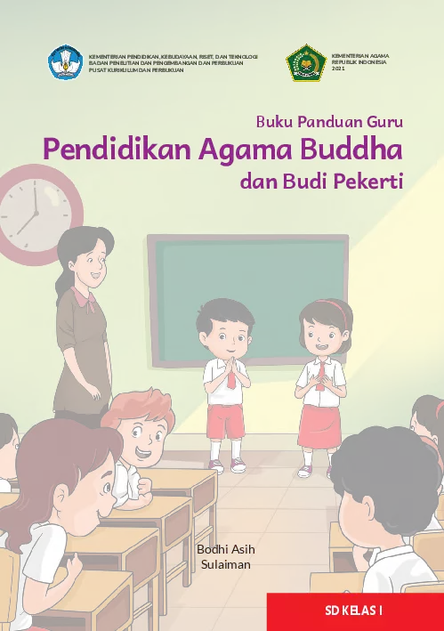 Buku Guru Pendidikan Agama Buddha dan Budi Pekerti Kelas 1 SD