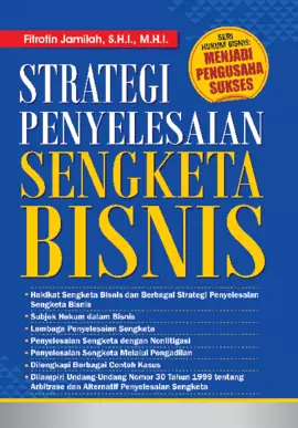 Strategi Penyelesaian Sengketa Bisnis