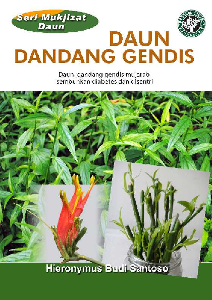 Seri Mukjizat Daun: Daun Dandang Gendis (Daun Dandang Gendis Mujarab)