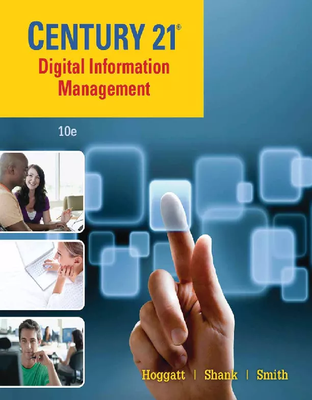 Century 21® Digital Information Management, Lessons 1-145